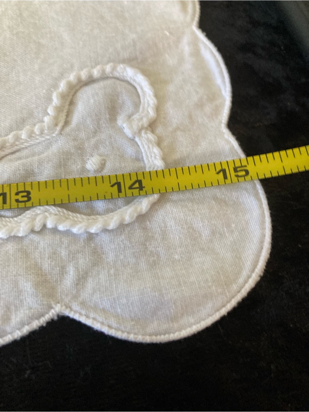 White Embroidered Cotton Dinner Napkins - Set of 12 - Picture 4 of 5